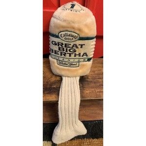 Callaway Golf Great Big Bartha Ladies Gems Titanium Gold Head Cover Sock # 1